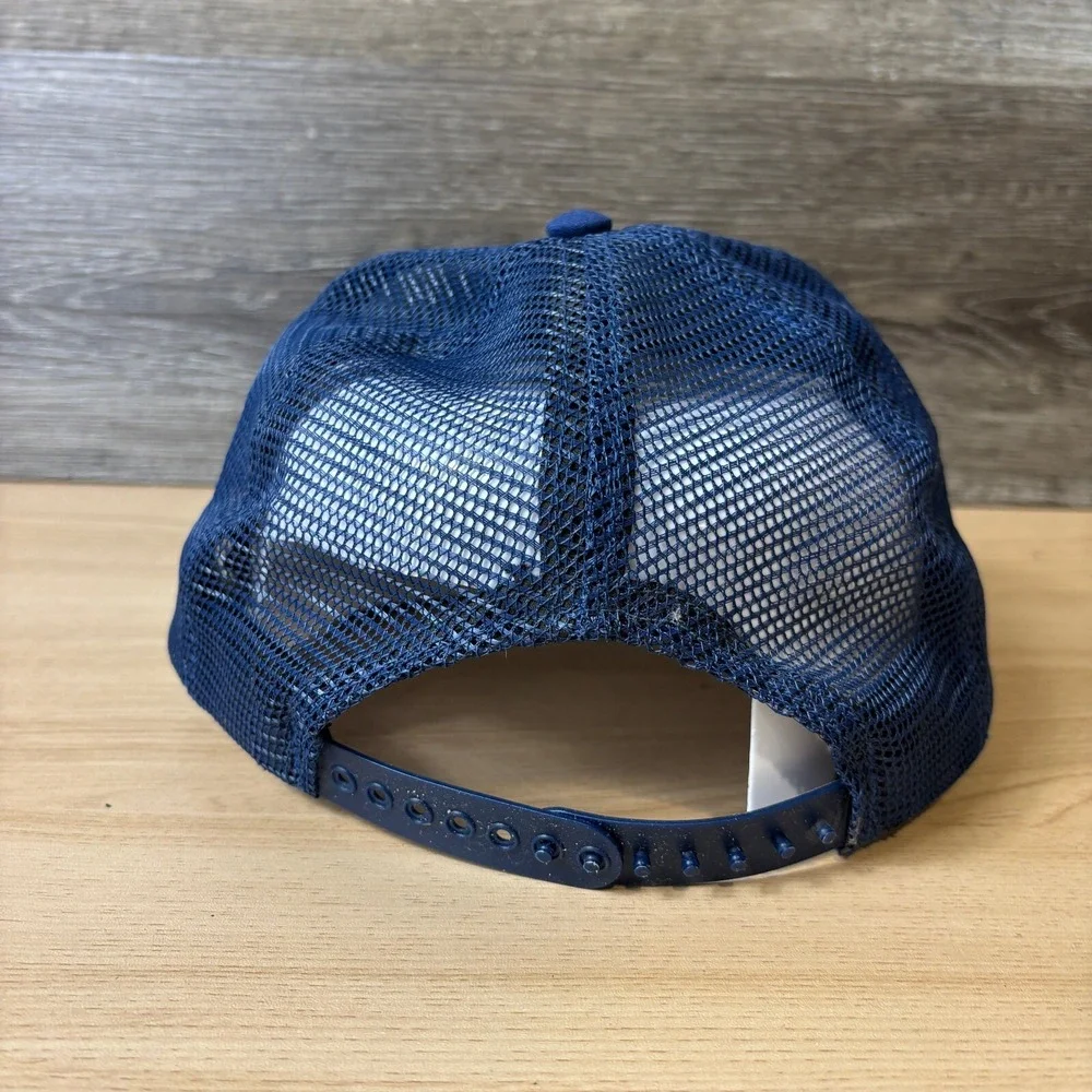 Vintage Mid Carolina Electric Cooperative Hat Cap‎ Snap Back Blue Trucker USA